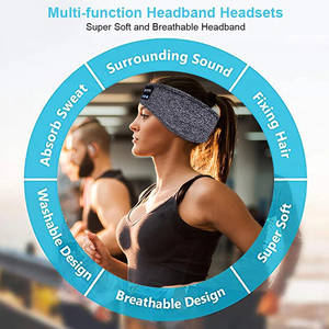 Mặt Nạ Mắt Bt5.0 Tai Nghe Headband Không Dây Được Xây Dựng Trong Siêu Mỏng HD Stereo Tai Nghe Cho Thể Thao Tai Nghe Di Động Ngủ Tai Nghe - Product Image 6