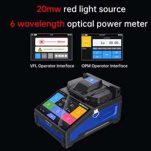Épisseuse de fibres optiques Kai Teng K3 6S 300X SMF avec 4 moteurs, batterie 5200 mAh, épissage rapide pour FTTH - Product Image 3