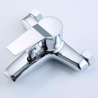 Robinet de douche pour salle de bain, robinet de baignoire mural en alliage de Zinc à poignée unique eau chaude et froide, robinet mitigeur de douche Triple