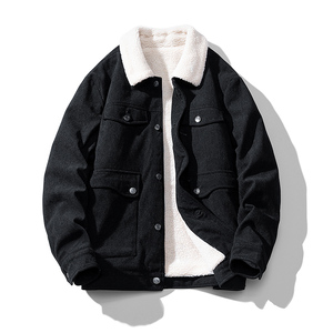 <span class=keywords><strong>Manteau</strong></span> bouffant chaud personnalisé en laine <span class=keywords><strong>d</strong></span>'agneau OEM/ODM veste <span class=keywords><strong>d</strong></span>'<span class=keywords><strong>hiver</strong></span> en velours côtelé épais pour hommes - Product Image 3