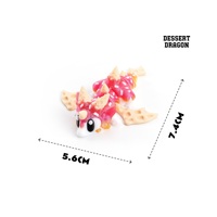 3D-geprinte PLA Fantasy Drakenei & Fruit Set - Meerkleurig Geassembleerd Gaming Figuur Creatief Ornament & Cadeau