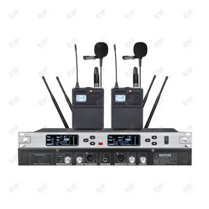 Sistema de Micrófono Inalámbrico Profesional de Alta Fidelidad EIF MY-3500 de Doble Canal con Conector XLR para Actuaciones y Karaoke - Product Image 3