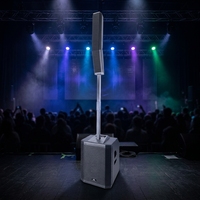 Système de haut-parleurs colonne actifs en bois CRONUS-15A VIA de 15 pouces, classe D, Bluetooth TWS, haut-parleur PA professionnel pour scène, église, événement
