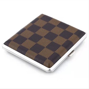 Vente en gros de porte-cartes personnalisés, 20 pièces, étui à cigarettes avec clip métallique, étui à cigarettes automatique - Product Image 4