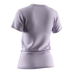 T-shirt de sport personnalisé pour femme, léger, violet, avec maille respirante pour la gym, le yoga et l'entraînement - Product Image 6