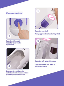 <span class=keywords><strong>ZINI</strong></span> Schallwellen-Kolben Automatische Vibrierende Penis-Pumpe mit Variabler Frequenz und Ausziehbarem Teleskop für Realistisches Gefühl - Product Image 6