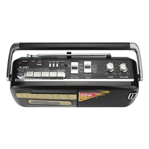 Lecteur de cassettes rétro M-50BT, radio portable AM FM SW, enregistreur de cassettes, USB, TF, MP3, Bluetooth, audio, maison, extérieur - Product Image 3