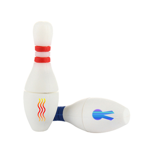 3D Carton <span class=keywords><strong>Bowling</strong></span> Pin USB <span class=keywords><strong>Flash</strong></span> Drives 1GB 2GB 4GB 2,0 PVC USB Memory Stick 3,0 8GB 16GB 32GB 64GB Pen Drive Regalo Disco USB - Product Image 3
