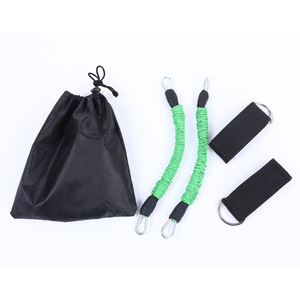 Ensemble d'exercices de bungee 4D haute résistance en tissu polyester complet, outil professionnel pour la salle de sport à domicile, le yoga et l'entraînement - Product Image 4