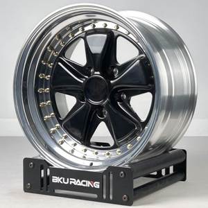 Juego de 2 Ruedas Forjadas Bku 5x130 para Porsche <span class=keywords><strong>911</strong></span> <span class=keywords><strong>964</strong></span> 991 992 996 997 GTS <span class=keywords><strong>GT2</strong></span>, Llantas de Aleación de 17, 18 y 19 Pulgadas, Diseño Cóncavo, para Carreras - Product Image 4