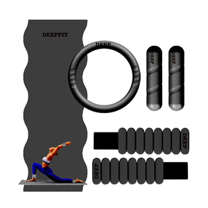 Yoga Pilates Accessories Yoga Pilates Beam <b>Adjustable</b> Ankle Weights Silicone Hand <b>Dumbbell</b> Bars Power Ring Yoga Mat - Product Image 4