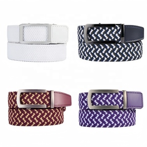 Sabuk Ratchet Anyaman Super Elastis Warna Campur dengan Gesper Otomatis Kustom Terbaru untuk Celana Jeans - Product Image 3