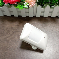 Wofea WP-100C Sensor Gerak PIR Dalam Ruangan DC9-12V Alarm Anti Maling Bahan ABS Berkabel dengan Jangkauan Deteksi 10m dan Output Relay NO/NC