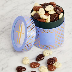 Boîte à chocolat en forme de haricot avec fenêtre, emballage personnalisé en <span class=keywords><strong>tube</strong></span> rond pour truffes au chocolat, boîtes cadeaux - Product Image 5