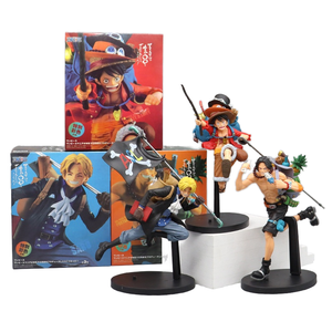 <span class=keywords><strong>Figura</strong></span> de Acción de Anime en Oferta, Los Tres Hermanos Corriendo, <span class=keywords><strong>Luffy</strong></span>, <span class=keywords><strong>Ace</strong></span>, <span class=keywords><strong>Sabo</strong></span>, Modelo de PVC, Juguete Unisex para Regalos de Cumpleaños - Product Image 1