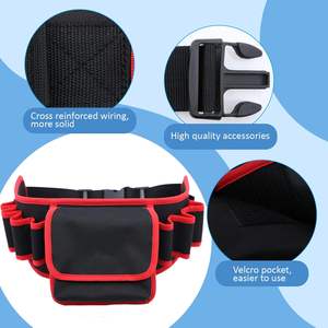 24-Inch Zwarte Zware Elektricien Technicus Gereedschapsriem Verstelbare Taille Timmerman Loodgieter Service Ingenieur Tuinbenodigdheden - Product Image 2