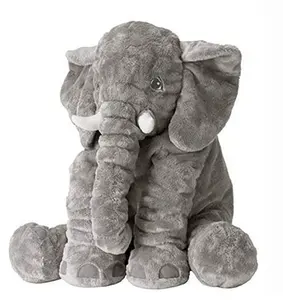 Peluche Animal en peluche, poupée très grande taille, couleur grise, grand éléphant gris