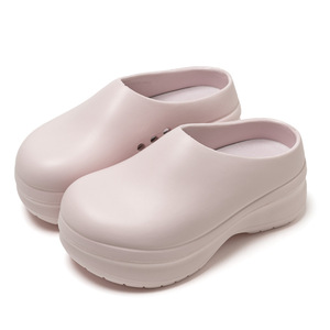 Damen EVA Thick Sole Clogs Sandalen Langlebige rutsch feste leichte runde Zehen 5cm Höhe Erhöhen Sie die Kochs chuhe für Damen - Product Image 1
