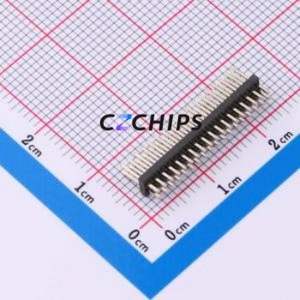 ZX-PZ1.27-2-18PZZ Pin Header Through hole Component (THT),P=1.27mm Connector 2x18P 1.27mm 1.27mm Pin Header - Product Image 2