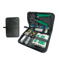Kit de herramientas de prensado Rj45 para CAT5 CAT6, probador de Cable de ordenador profesional, juego de herramientas de reparación de red