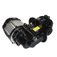 Moteur CC différentiel sans balais 1500W 48V 60V 72V à entraînement central étanche 60A pour vélo électrique et karting