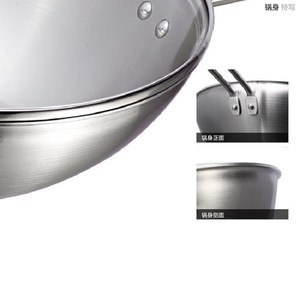 กระทะจีน Zwilling Twin Nova III ขนาด 30 ซม. ทำจากสแตนเลส ไม่เป็นสนิม เหมาะสำหรับผัดอาหาร - Product Image 2