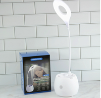 Lampe de table flexible pour le soin des yeux portable, lampe de bureau sans fil avec charge USB, pliable, LED, pour la lecture de livres - Acheter une lampe de lecture