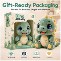 Jouet en peluche interactif parlant et réactif à la voix, compagnon audio tactile, compagnon câlin en peluche