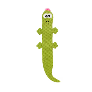 Wholesale Eco-Friendly Handmade Durable Pet Chew Toys Interactive Plush <b>Squeaky</b> Corn Kernel Corduroy Lizards for Pets - Product Image 4