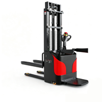 Chariots élévateurs électriques ZHUOSA neufs, empileurs à équilibrage vertical avec batterie au plomb-acide et pneus en polyuréthane pour l'industrie de la restauration