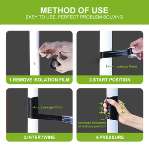 Extra Strong Weatherproof Self-Fusing <strong>Silicone</strong> <strong>Rubber</strong> Sealing Tape for Electrical Cables, <strong>Hose</strong>/Pipe Leaks &amp; Emergency Repairs - Product Image 6