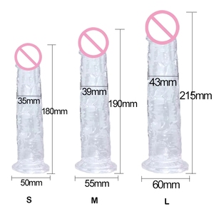 8.3인치 성인용품 여성용 섹시 롱 딜도 실리콘 흡착컵 - Product Image 3