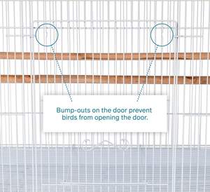 <span class=keywords><strong>Cage</strong></span> <span class=keywords><strong>de</strong></span> Vol Rectangulaire Empilable <span class=keywords><strong>de</strong></span> 30 pouces <span class=keywords><strong>pour</strong></span> l'Élevage d'Oiseaux, Volière <span class=keywords><strong>pour</strong></span> <span class=keywords><strong>Canaris</strong></span>, Agapornis, Petits Oiseaux et Parakeets - Product Image 6