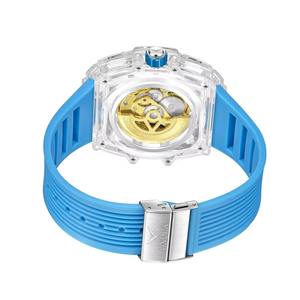 Drioshipping Top Brand Fashion Silicone Strap Automatic <b>Watch</b> Men Luxury Custom Logo Mechanical <b>Watches</b> Chronograph <b>Watch</b> - Product Image 6