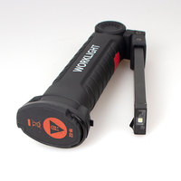Lampe de travail COB Portable, Rechargeable par USB, multifonction, pliable, magnétique, pour réparation automobile, lampe de travail à LED