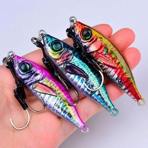 Leurre de pêche Topline 30G/40G/60G/80G, 10 couleurs, yeux 3D réalistes, corps de poisson réaliste, jig à coulée <span class=keywords><strong>rapide</strong></span> - Product Image 6