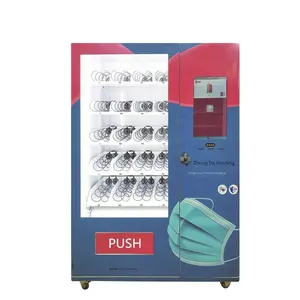 Disposal medical Contactless purchase mask vending machine with cashless payment