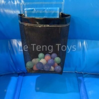Jeu gonflable commercial Hippo Chow Down en PVC avec certification CE, imperméable pour les événements