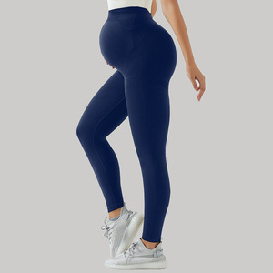 Mallas de Yoga para mujer, soporte abdominal, pantalones de yoga para mujeres embarazadas, ropa exterior elástica para levantamiento de cadera, mallas deportivas de yoga - Product Image 1