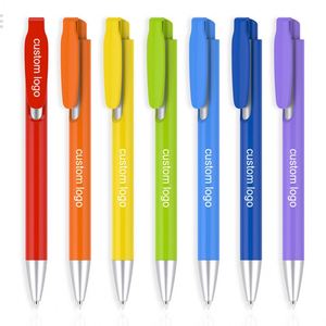 Wholesale Bulk Plastic Ink Ballpoint <b>Pens</b> 1.0mm Personalized Customized Logo <b>Multiple</b> <b>Colors</b> UV Printing Full Print Office - Product Image 1
