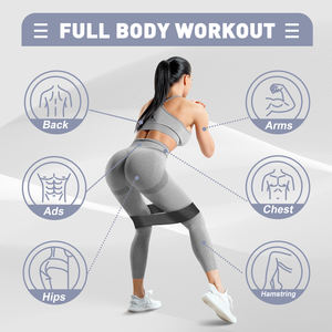 Exercice élastique <span class=keywords><strong>Gritin</strong></span> de haute qualité Aucun ensemble de bandes de résistance en tissu antidérapant avec logo - Product Image 4