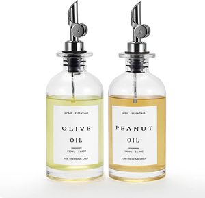 Distributeur d'huile en verre moderne Mixwares à ouverture et fermeture automatiques - Bouteille d'huile pour sauce soja/<span class=keywords><strong>vinaigre</strong></span>/huile d'olive <span class=keywords><strong>Cuisine</strong></span> - Product Image 1
