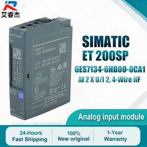 Module d'entrée analogique neuf d'origine 6ES7134-6HB00-0CA1 AI 2xU/I 2,4 fils HF SIMATIC ET 200SP PLC module IO 6es7134-6hb00-0ca1 - Product Image 1