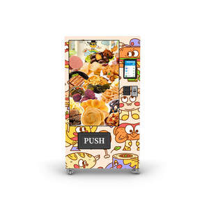 Chất lượng-yên tâm bánh mì Máy bán hàng tự động màn hình cảm ứng mã QR/tiền giấy/thẻ thanh toán đồ ăn nhẹ Máy bán hàng tự động cho Biscuit - Product Image 3