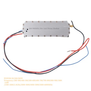Tùy chỉnh 800-900/900-1000/1000-1500MHz 50W 100W 200W di động chống Drone mô-đun tín hiệu nhiễu mô-đun - Product Image 3