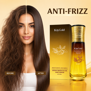 Suero Capilar de Argán Marroquí 60ml, Anti-Rotura, Reparador, Control del Frizz, Suavizante y Brillante para Cabello Seco y Dañado, Cuidado Diario sin Enjuague - Product Image 1