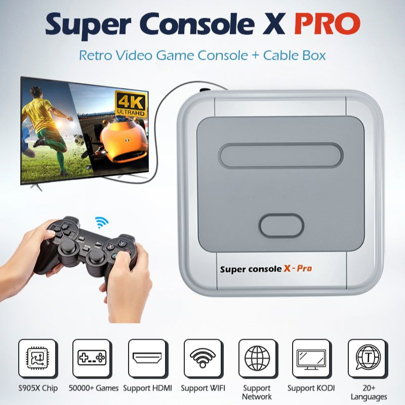Amazon.com: Super Console X-Pro Video Game Console with 64GB