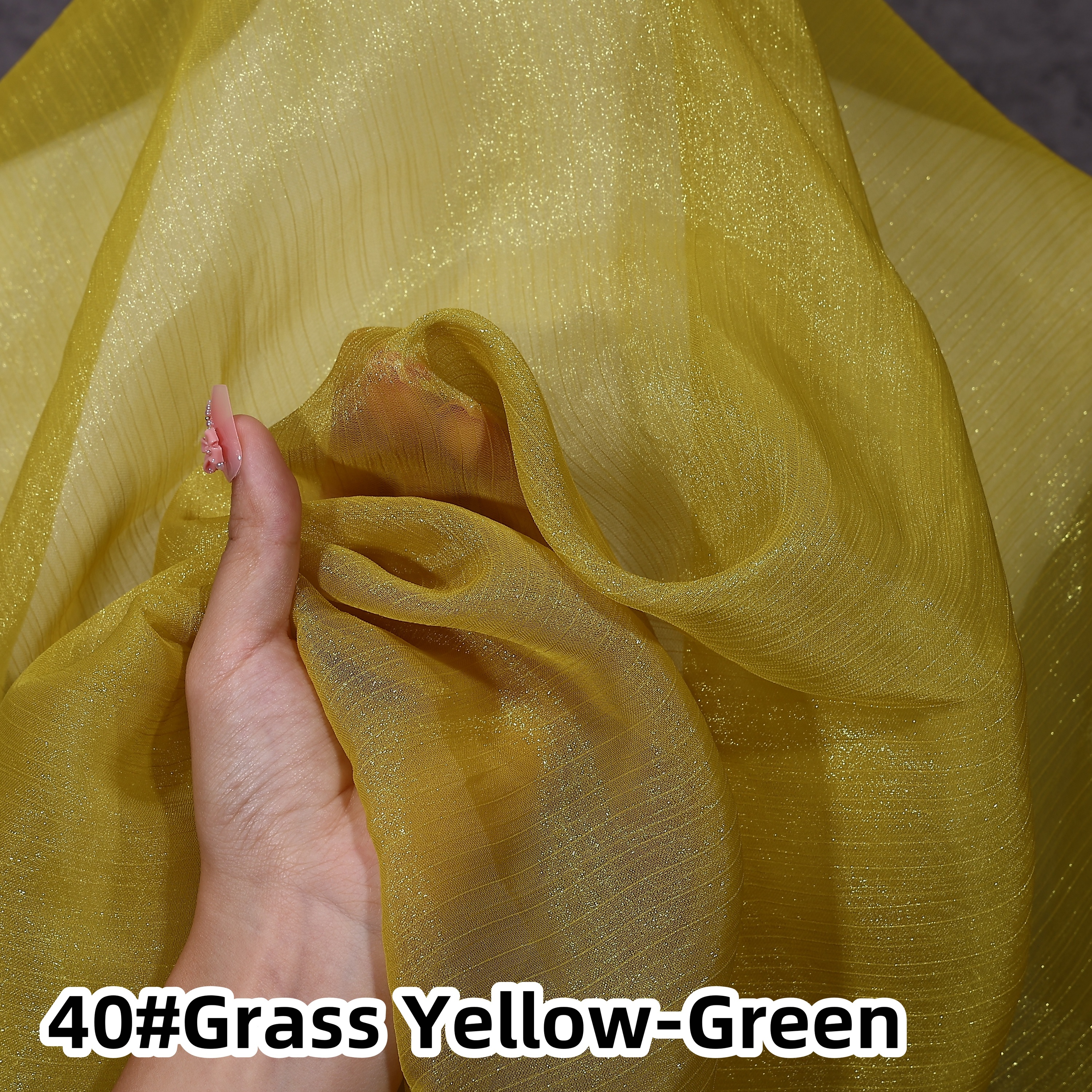 40#Herbe jaune-vert
