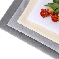 Tissu en velours brodé 100 % polyester tricoté, teint, super doux, moderne, résistant à l'abrasion, en stock chez le fabricant, pour jouets en peluche à poils courts