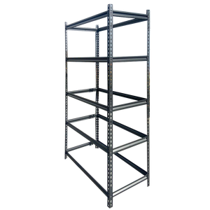 Hot Sale 5 Layer Steel Boltless Rack with Corrosion Powder Coated Black Warehouse <b>Storage</b> Shelf - Product Image 2